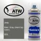 Preview: Jeep, Med. Gray (Hard top color), BDL: 400ml Sprühdose, von ATW Autoteile West.